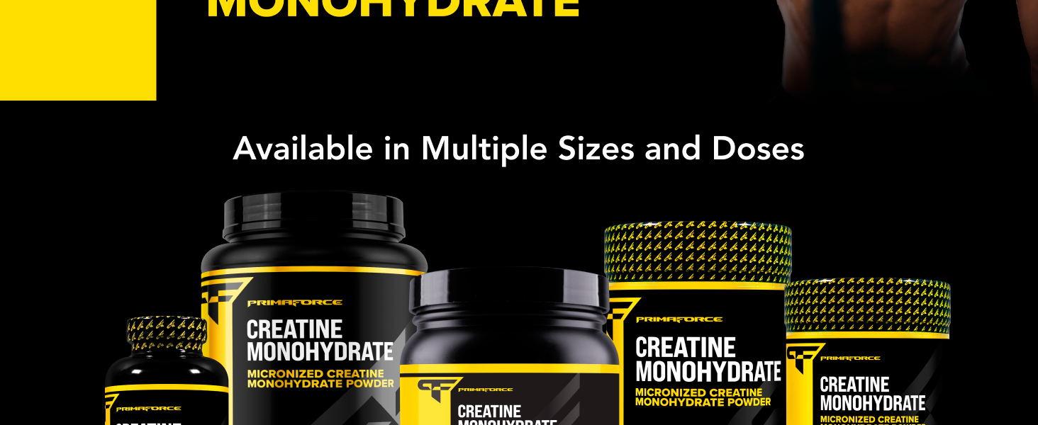 Primaforce Micronized Creatine Monohydrate Powder 500 Grams (1.1 Pounds)