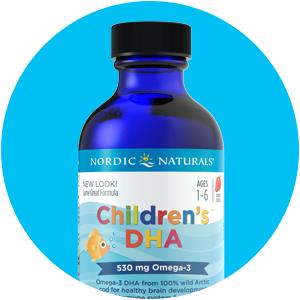 Nordic Naturals Children's Dha For Omega 3 | Fish Oil For Kids 530Mg From Arctic Cod Liver Oil | Omega 3 Fish Oil Epa & Dha For Kids For Brain Development & Immunity | Strawberry Flavour 4 Floz 119 Ml