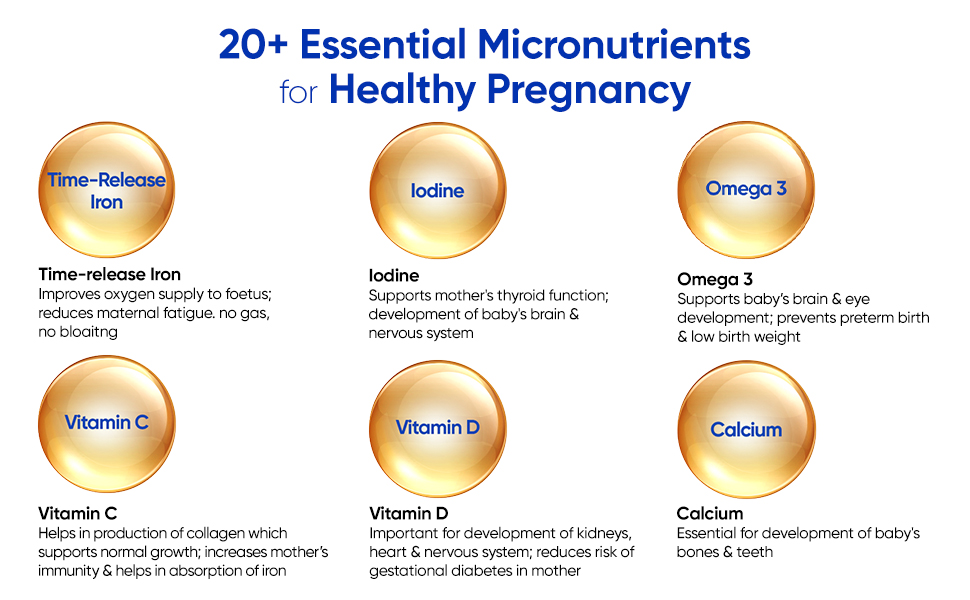 TRIMACARE™ 2 Advance | Prenatal Multivitamin For Pregnancy | For Second Trimester | Iron, Calcium, Veg DHA Omega-3, Vitamin C | No Gas & Bloating | Twice Daily | New Formula with Choline | 20+ essential nutrients | 60 Tablets |