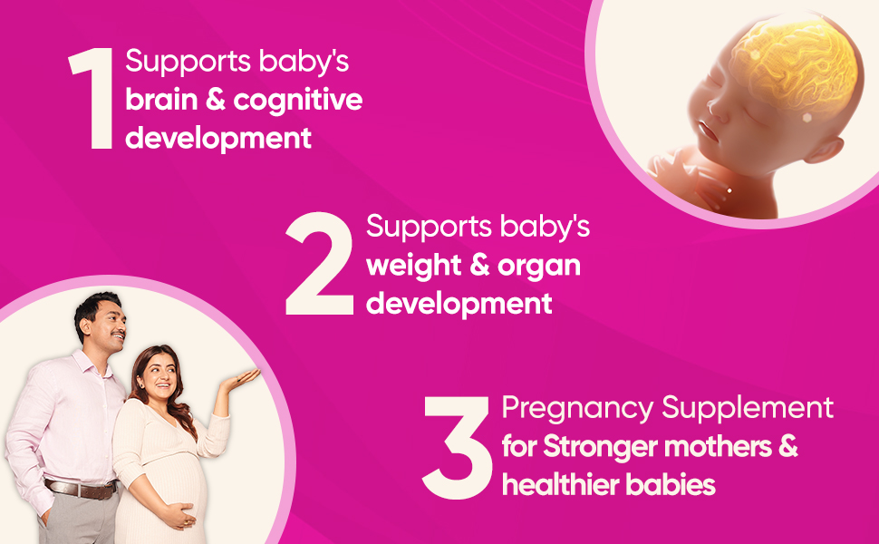 TRIMACARE™ 1 Advance |1st Trimester | Pregnancy Multivitamin with Folic Acid, DHA & Iron | New Formula with Choline | 20+ essential nutrients | 30 Tablets |