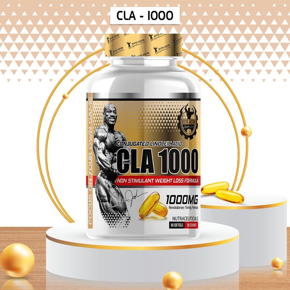 Dexter Jackson CLA 1000 | Support Muscles and Enhances Metabolism | Gluten-free | 90 Servings,90 Softgels