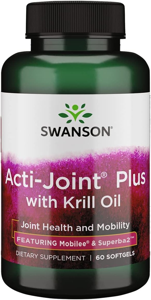 Swanson Acti-Joint Plus con Krill Oil 60 Sgels