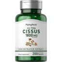 Piping Rock Cissus Quadrangularis Suplemento 1800mg ← 200 Capsules  Extracto herbario ultra concentrado