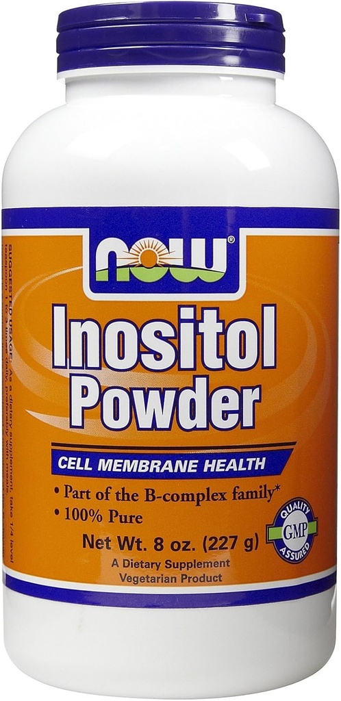 Ahora Alimentos Inositol Polvo Puro, 8 onza 2Pack