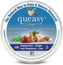 Tres Lollies Queasy Drops - Ease Chemotherapy Nausea &amp; Travel Sickness - Alivia un Mouth seco - Ingredientes naturales - 21 ct