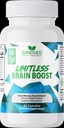 Boosto de cerebro ilimitado (60 caps) - Memoria, Focus, Claridad mental - Fórmula científica de nootrópica para el rendimiento de la mejora, Super Ginkgo Biloba, St John Wort Extract, DMAE