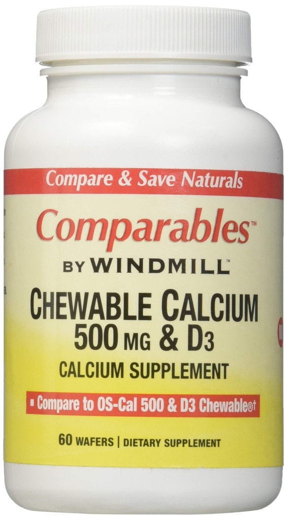 Calcio 500MG TABS CHEW WMILL Tamaño: 60