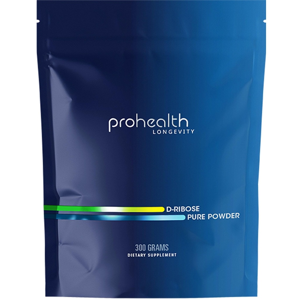 ProHealth D-Ribose (300 Grams) Ayuda a Restaurar + Sostener Energía tóxica Acelera la recuperación de tejidos ← Ayuda a la estimulidad muscular ← Destacando Bioenergía Ribose: Probada clínicamente, protegida por patentes, asegurada de calidad