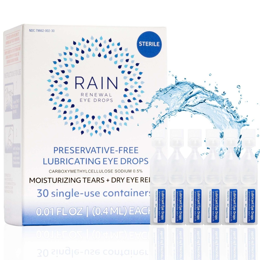 Lluvia Preserva Free Eye Drops for Severe Dry Eyes – More Natural Eye Drops for Dry Eye Relief – Proprietary Formula Reslieves Dry, Itchy Eyes – Take Back Your Eye Comfort