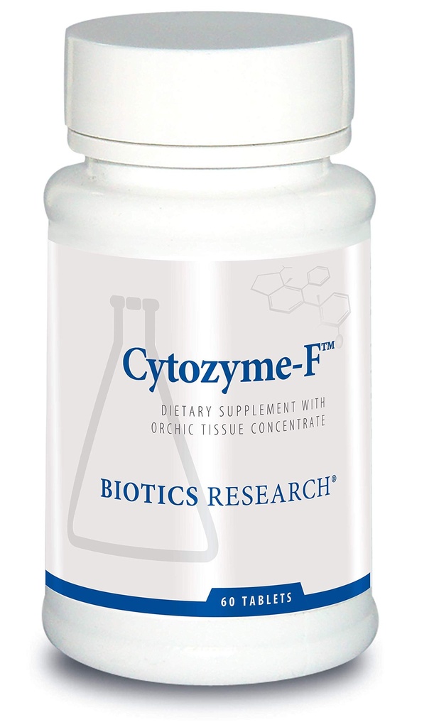 Biotics Research Cytozyme F Female Support Formula, Supports Endocrine Function, Glandular Health, Women’s Health, Potent Antioxidant Activity, SOD, Catalase. 60 cuadros