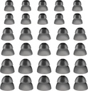 30 Pcs Ayuda de oído de silicona Domes ayuda auditiva Domes ayuda auditiva Domas de poder Consejos de oído para Resound Seguro Estilo de cuerda RIC RITE y Open Fit Amplificador de oído (Large, Medium, Small)