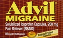 Migraña Advil - 80 cápsulas llenas de líquido