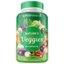 Superfood MD Veggies Suplemento - 90 Veggie Capsules - Supports Energy Levels, Beta Carotene, Vitaminas &amp; Minerals - Soy Gratis - 90 Cuenta