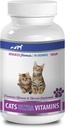 gato Tetas de limpieza de dientes - Ultra Vitaminas para gatos - Minerales saludables y vitaminas Fórmula - Cerdos - gato Calcio - 1 Botella (90 Treats)