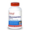 Schiff Glucosamine 2000mg con vitamina D3 y ácido hialurónico, 150 tabletas - Suplemento Conjunto