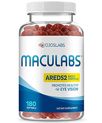 Vitaminas Ojo - AREDS 2 Base Fórmula - Vitamina Ojo con Lutein " Zeaxanthin para la Salud Macular - Suplementos Visión para Adultos - 180 Softgels Soporte " Cuidado de Ojos - Hecho en EE.UU.