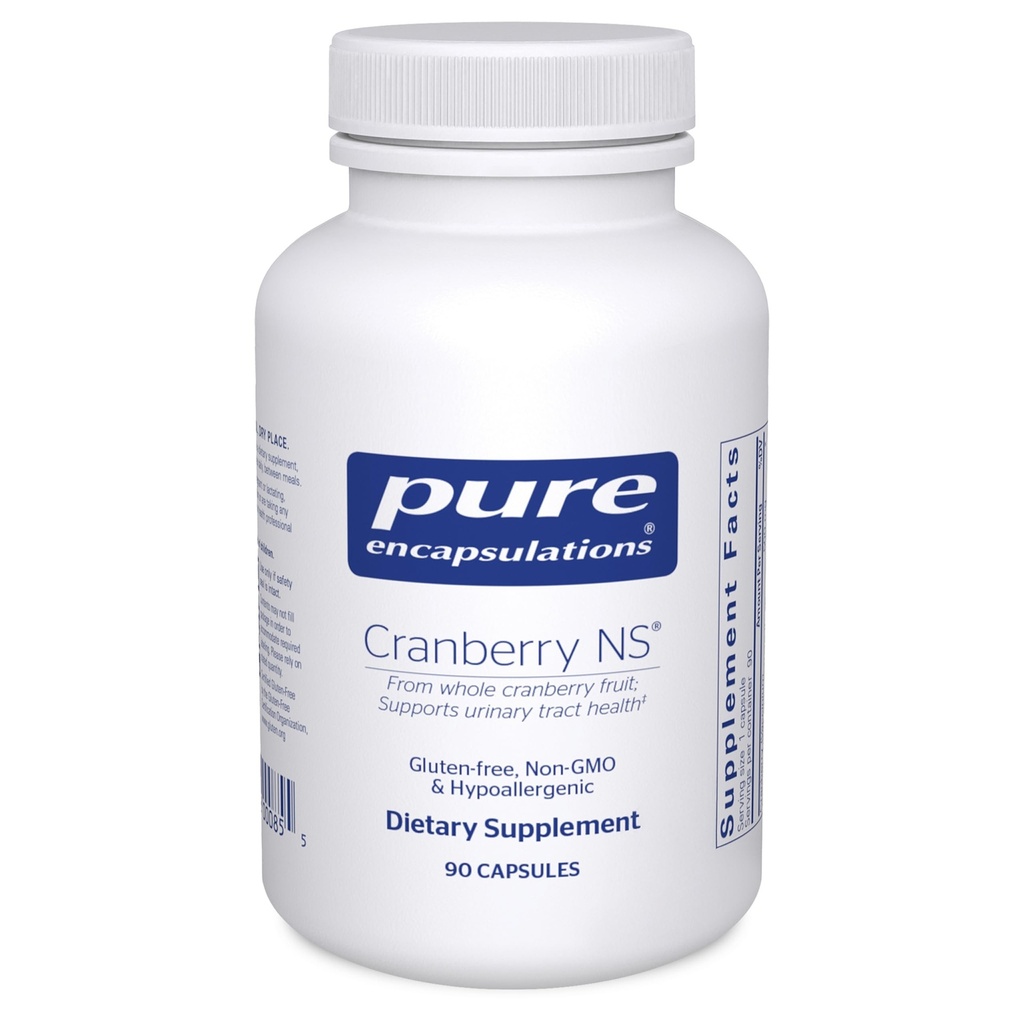 Pure Encapsulations Cranberry NS ← Hypoallergenic Supplement to Support Urinary Tract Health ← 90 Capsules