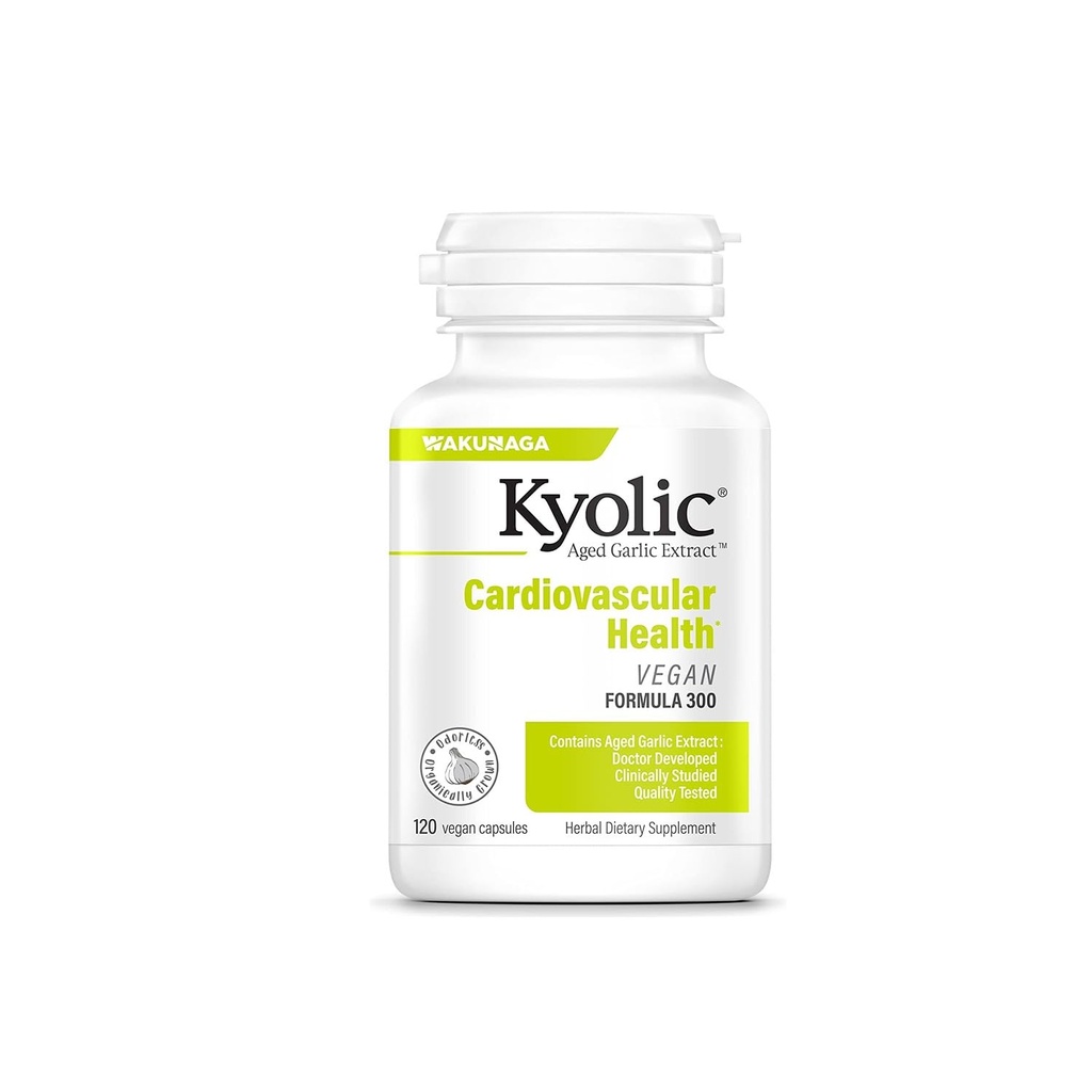 Extracto de ajo envejecido Kyolic Fórmula 300, Cardiovascular