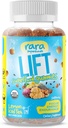 Lift Focus USDA Organic Certified Gummies – Natural Brain Support Supplement, Vegan &amp; Gluten-Free, Infundido con Yerba Mate, Lion’s Mane, Wild Purple Maca & Chaga (60 Gummies, Lift)