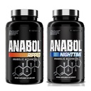 Nutrex Research Anabol Ripped &amp; Nighttime PM Muscle Builder y Shredding Combo