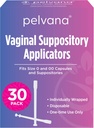 Pelvana Suppository Applicators for Women - (30 Pack) - Fits Size 0 and 00 Capsules - A menudo se utiliza con Boric Acid Suppositories