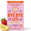 Cheeky Bonsai, Urinary Health Hydration Packets, Flush &amp; Protect the Urinary Tract with D-Mannose, Cranberry & Electrolytes, Hibiscus Lemonade Flavor (10 Packets) No Añadido Sugar, Vegan y Gluten-Free