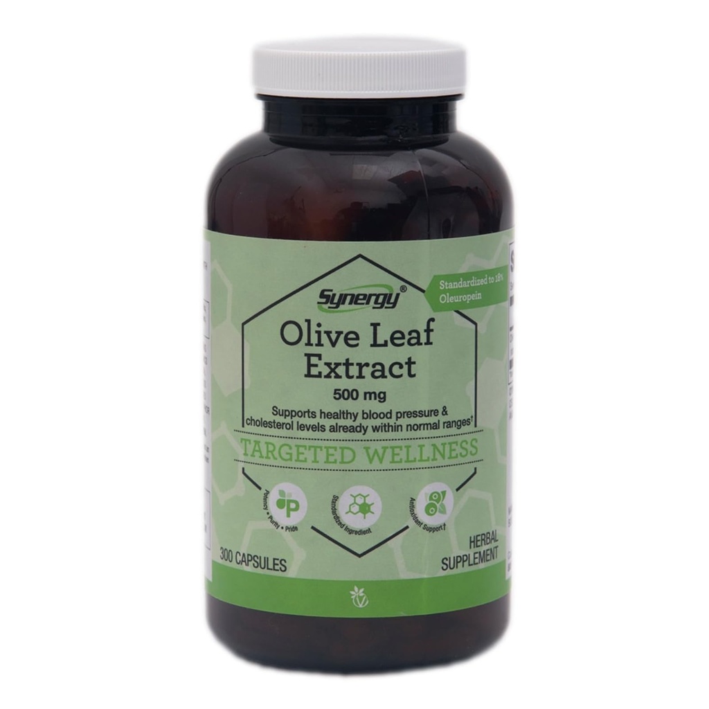 Vitacost Synergy Olive Leaf Extract - 500 mg - 300 cápsulas