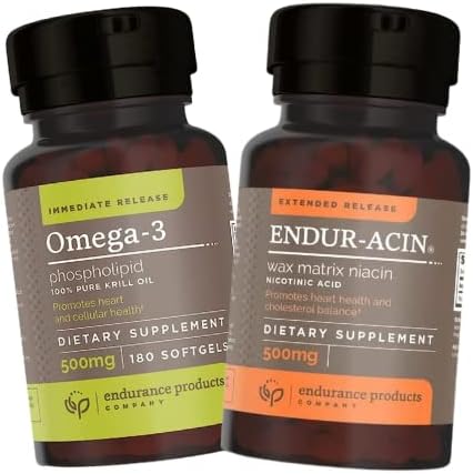Aceite de Krill 100% puro y Niacina ENDUR-ACIN