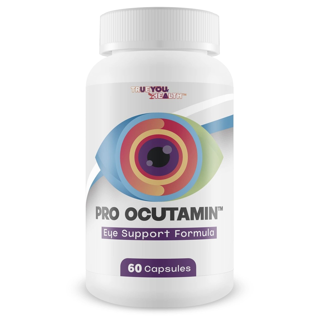 Pro Ocutamin - Soporte para ojos Fórmula - Asistencia Visión saludable - Ayuda Reducida Estrecho de ojos, Visión Blurry, Dolor de ojos - Ayuda Efectos de la luz azul - Visión Suplemento de salud - Ver claramente Día &amp; Noche