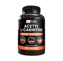 Ingredientes originales puros Acetyl L-Carnitine (365 capsules) No Magnesium Or Rice Fillers, Siempre Puro, Lab Verified