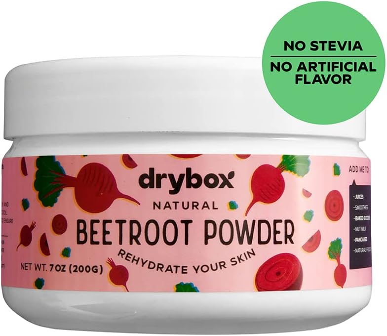 Caja de remolacha de remolacha, Pure Non-GMO Beets Superfood, Nitric Oxide Booster, 7 onzas (200 gramos)