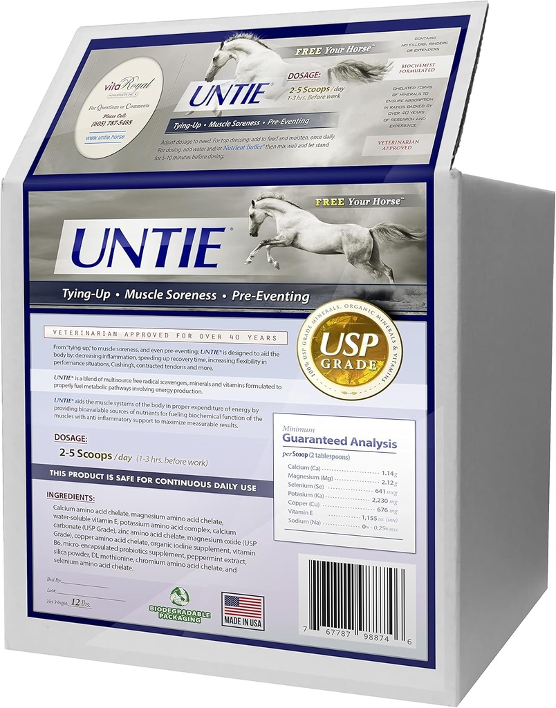 para Caballos - Soporte Inflamatorio, Musculo y Conjunto - 100% Absorbable (12 libras).