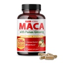 Complejo de raíces herbal Maca con Ashwagandha, Tongkat Ali, Tribulus, Horny Goat Weed & Panax Ginseng – Apoyo herbal para la energía y el rendimiento – suministro de 90 días