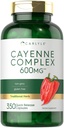 Carlyle Cayenne Pepper Capsules 600mg  350 Pills ← Non-GMO, Gluten Free Supplement