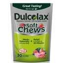 Dulcolax Soft Chews Saline Laxative Mixed Berry (60ct &amp; 30ct) 1200mg Magnesium Hydroxide Gentle Constipation Relief