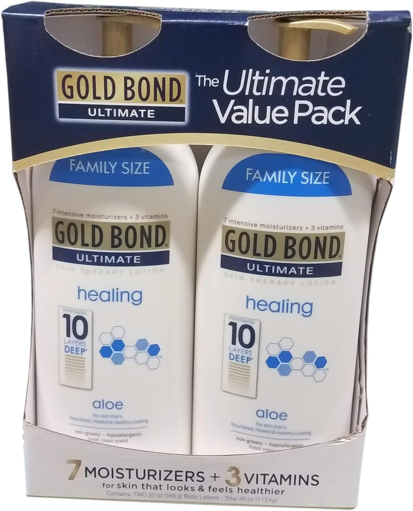 Loción de curación de bonos de oro (2/20 Oz Net Wt 40 Oz), ()