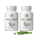 suplementos de ajo - GARLIC AND PARSLEY ODORLESS FORMULA - vitaminas de salud ósea para mujeres, alicina de ajo, alicina, suplementos de ajo, perejil de ajo, cápsulas de perejil, ajo sin olor - 2B 200 cápsulas