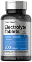 Horbäach Electrolyte Tablets  200 Count ← Vegetarian ← Keto-Friendly ← Non-GMO, and Gluten Free Hydration Supplement