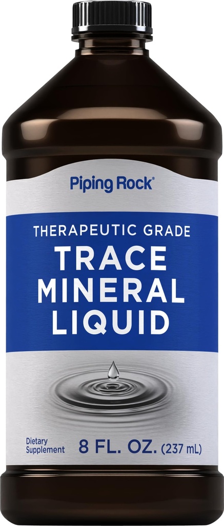 Piping Rock Trace Mineral Liquid TENIDO 8 fl oz TENIDO Suplemento Terapéutico de Grado