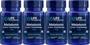 Extensión de la vida Melatonina 6 horas de liberación 3 mg, 60 tabletas vegetarianas (Pack of 4)