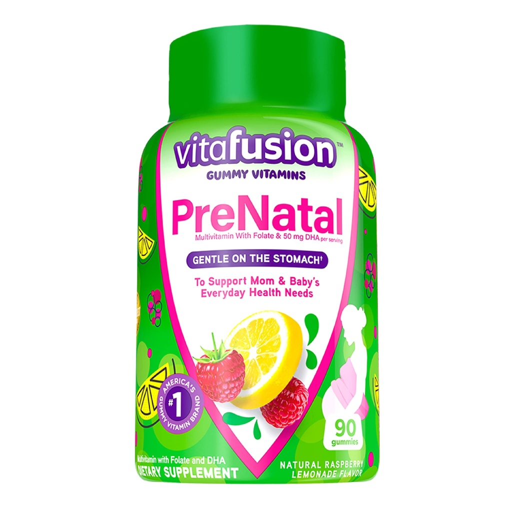 Fertilidad Pre-Seed Lubricante y Vitafusion 90 Conde Prenatal Gummy Vitaminas con Folate, DHA y Nutrientes Esenciales para la Salud del Embarazo