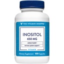 La vitamina Shoppe Inositol 650MG, soporta la función sana del hígado y celular (100 cápsulas)