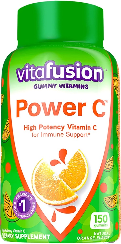 Vitafusion Elderberry Gummy Vitaminas 90ct &amp; Power C Vitamina C Gummies for Immune Support 150ct