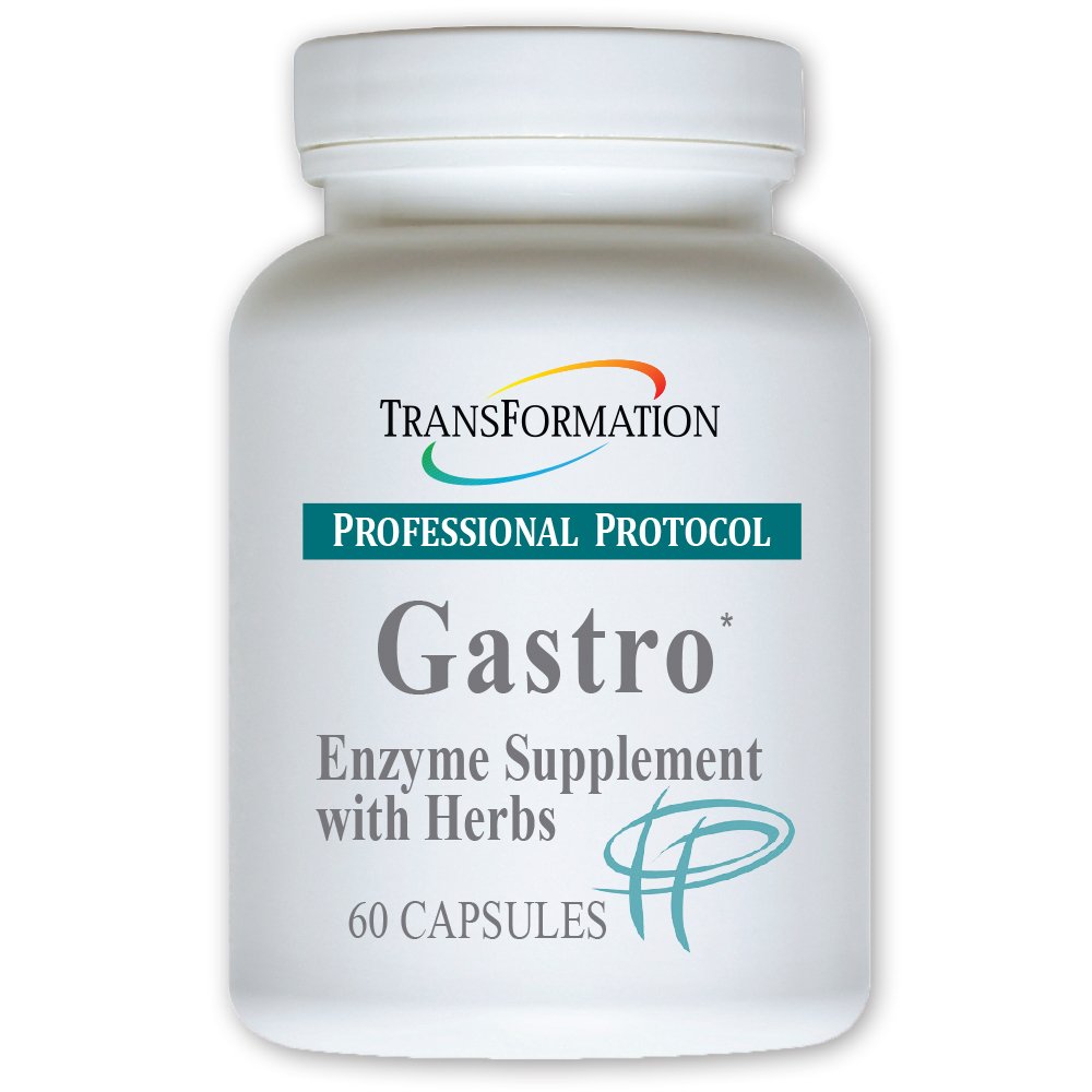 TRANSFORMACIÓN LA GENESIS DE LA BUENA SALUD - Suplemento Gastro Enzyme con Herbal Blend &amp; Vitamina E, Descomfort Gastrointestinal Alegado, Función Digestiva, Apoyo al Alivio de la acidez cardiaca, 60