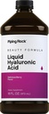 Piping Rock Hyaluronic Acid Suplemento TEN 100mg TENIDO 16 fl oz TENIDO Berry Flavored Liquid ANTE VENTA Fórmula Vegetariana