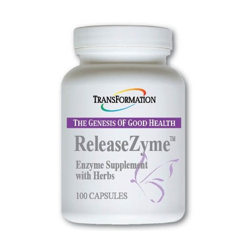 Transformación El Genesis of Good Health Enzymes ReleaseZyme Blend Suplemento con hierbas naturales, Advanced Digestive Support Formula with Protease, Break Down Proteins, Plant Based, 100 Capsules