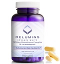 Reluminas 1650mg L-Glutathione Complejo con Ácido Hialurónico, Ácido Lipoico alfa, Rosa HIPS, Vitamina E & Riboflavin – Apoyo Antioxidante, Perfecto para lograr un flujo de vacaciones, hecho en EE.UU. – 90 cápsulas