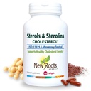 NUEVAS ROOTS HERBAL Planta Sterols y Sterolins Suplemento con Flaxseed Orgánica Stanols o Phytosterols para Cholesterol Apoyo con Fuente de Omega-3s (120 Softgels)