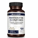 Proteolytic Enzymes 3X - Trypsin, Chymotrypsin & Serrapeptidase - Reduce el Edema & Irritation from Tissue injury - Supports Body Wellness & Recovery - Suplemento dietético - 90 cápsulas