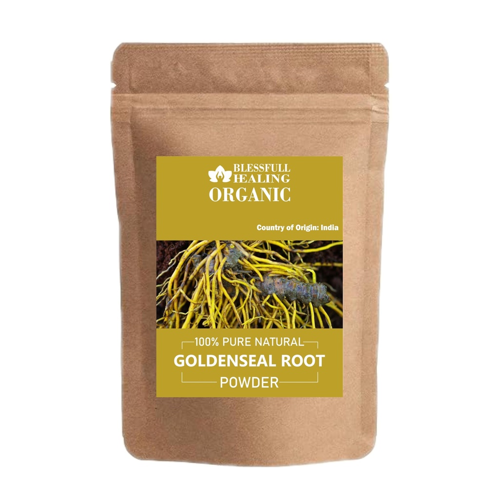 Orgánica Goldenseal Root Powder 100% Puro Natural 100 Gram / 3.52 oz